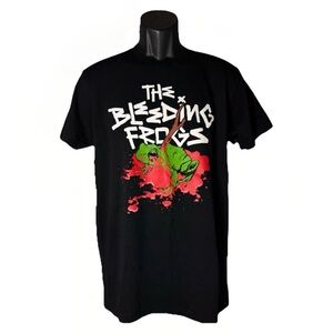 The Bleeding Frogs Rob Dyrdek Fantasy Factory Death Metal Kill Pop Blk Tee Sz M